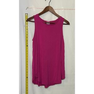 Old Navy Women's Tank Top Fuchsia Sleeveless Casual Basic Size M